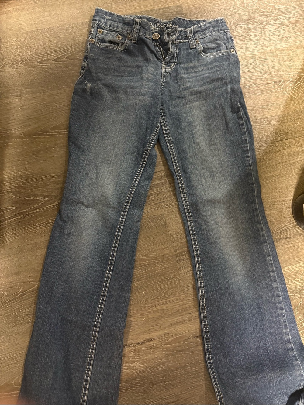 Maurices Medium Wash Wide Leg Jeans - Blue